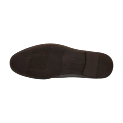Leder Slip on grau