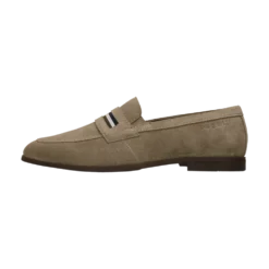 Leder Slip on hellgrün