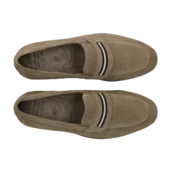 Leder Slip on hellgrün