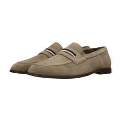 Leder Slip on hellgrün