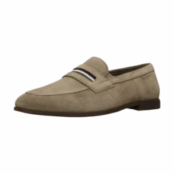 Leder Slip on hellgrün