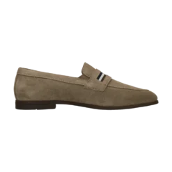 Leder Slip on hellgrün