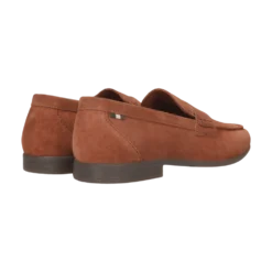 Leder Slip on orange