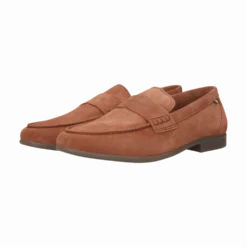 Leder Slip on orange