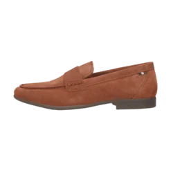 Leder Slip on orange