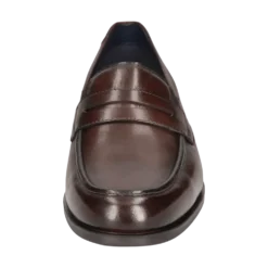 Leder Slip on schwarz