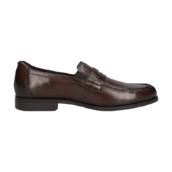 Leder Slip on schwarz
