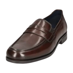 Leder Slip on schwarz