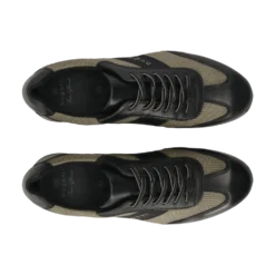 Leder Sneaker blau
