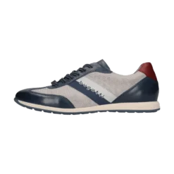 Leder Sneaker blau