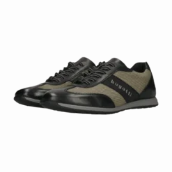 Leder Sneaker blau