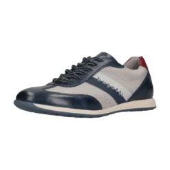 Leder Sneaker blau