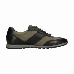 Leder Sneaker blau