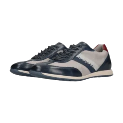 Leder Sneaker blau