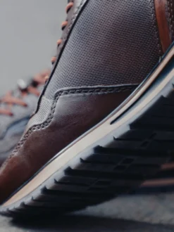 Leder Sneaker braun