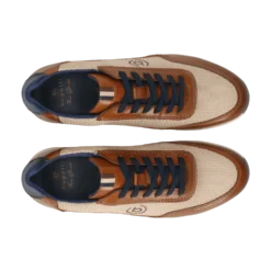 Leder Sneaker cognac