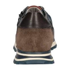 Leder Sneaker dunkelblau