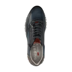 Leder Sneaker dunkelblau