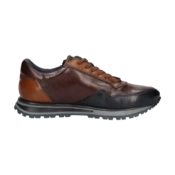 Leder Sneaker dunkelblau