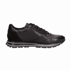 Leder Sneaker dunkelblau