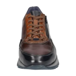 Leder Sneaker dunkelblau