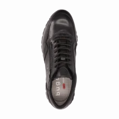Leder Sneaker dunkelblau