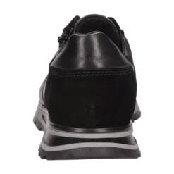 Leder Sneaker dunkelblau