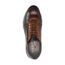 Leder Sneaker dunkelblau