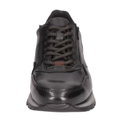 Leder Sneaker dunkelblau