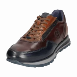 Leder Sneaker dunkelblau