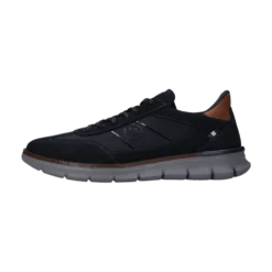 Leder Sneaker dunkelblau