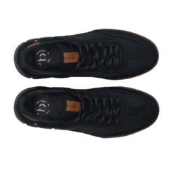 Leder Sneaker dunkelblau