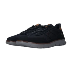 Leder Sneaker dunkelblau
