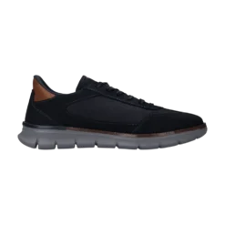 Leder Sneaker dunkelblau