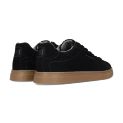 Leder Sneaker dunkelblau