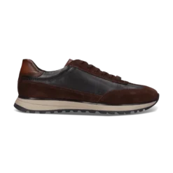 Leder Sneaker dunkelbraun