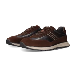 Leder Sneaker dunkelbraun
