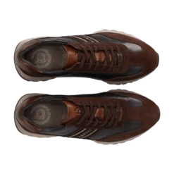 Leder Sneaker dunkelbraun