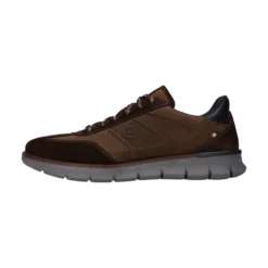 Leder Sneaker dunkelbraun