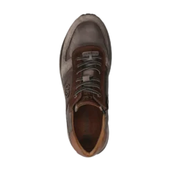 Leder Sneaker grau