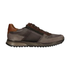 Leder Sneaker grau