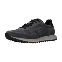 Leder Sneaker grau