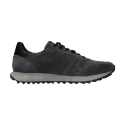 Leder Sneaker grau