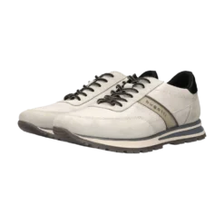 Leder Sneaker hellgrau