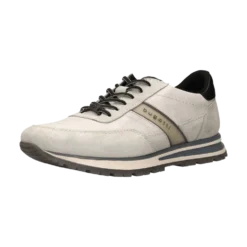 Leder Sneaker hellgrau