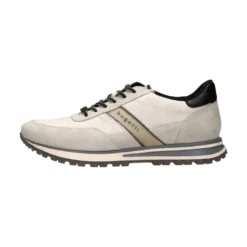 Leder Sneaker hellgrau