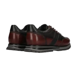 Leder Sneaker hellgrau