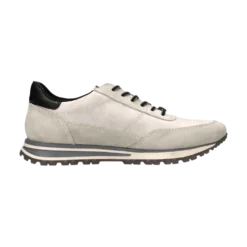 Leder Sneaker hellgrau