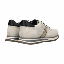 Leder Sneaker hellgrau