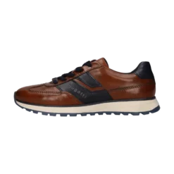 Leder Sneaker hellgrau